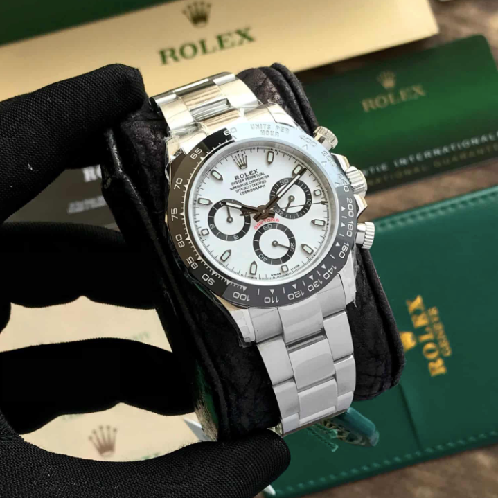 Rolex Panda Daytona White Dial Watch