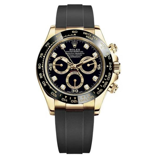 Rolex Oyster Perpetual Daytona Gold replica men’s watch front view