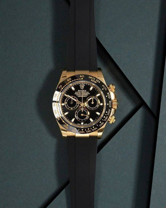 First Copy Rolex Oyster Perpetual Daytona Gold men’s watch front view