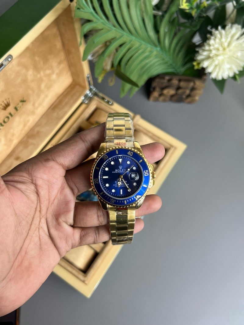 Rolex Submariner Gold Mens Watch