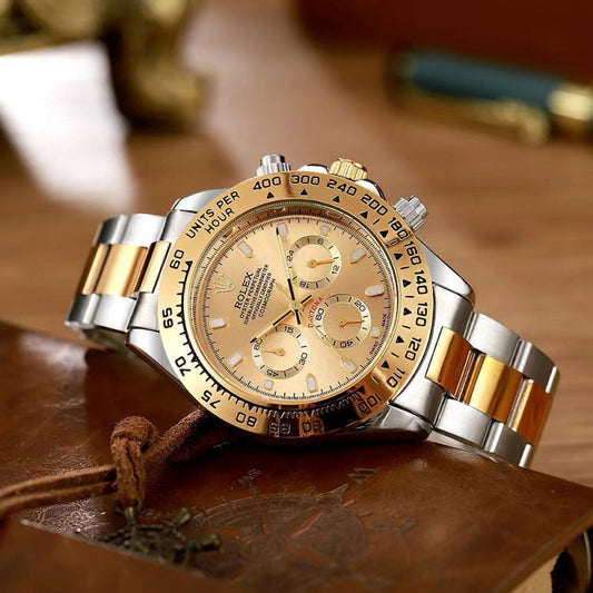 Rolex Cosmograph Daytona Dual Tone Mens Watch