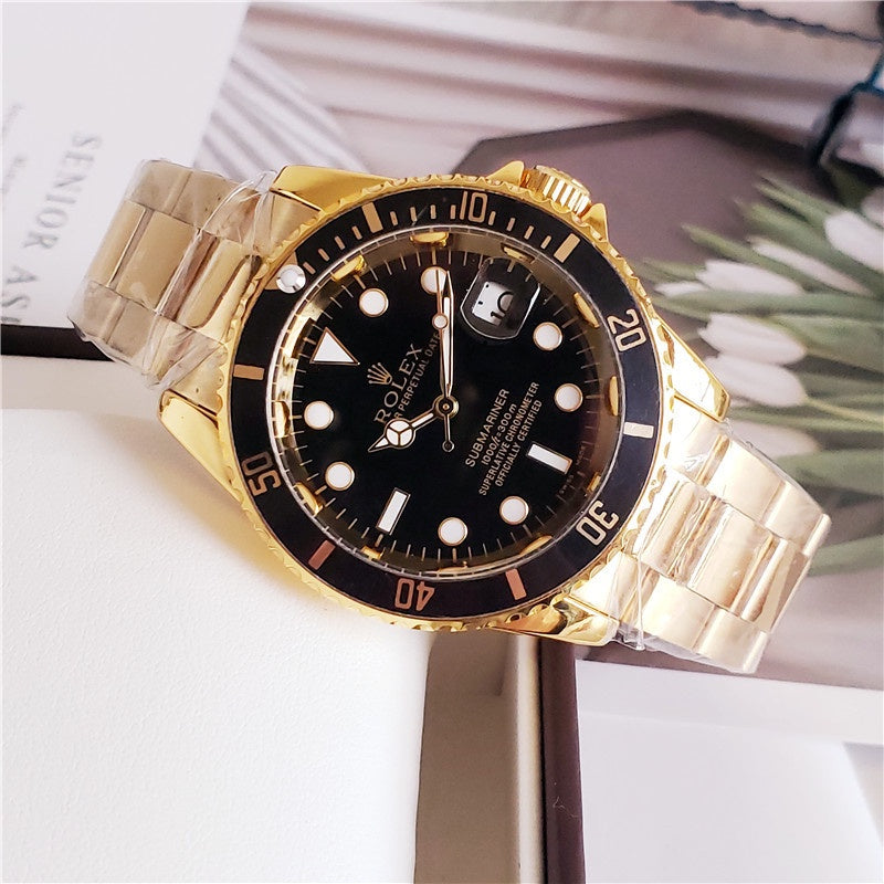 Rolex Submariner Gold Mens Watch