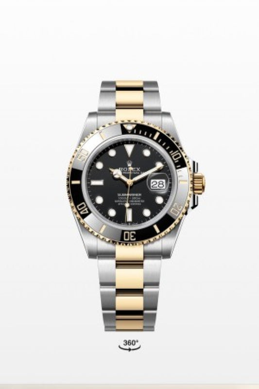 Rolex Submariner Dual Tone Mens Watch