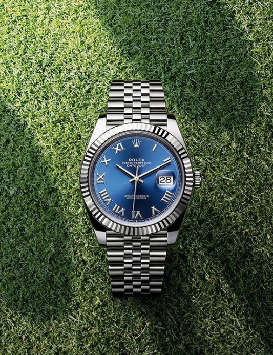 Rolex Datejust 41 Blue Roman Numeral Dial Men's Watch