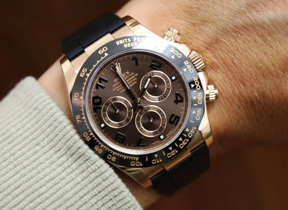 Rolex Cosmograph Daytona Everose Gold Swiss ETA Mens Watch