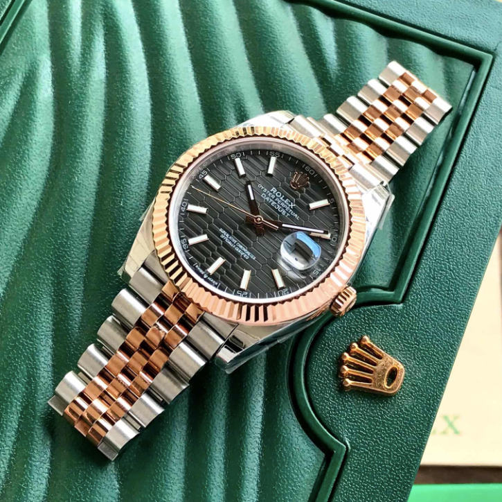 Rolex Datejust 41 Steel & Rose Gold Swiss ETA Men’s Watch