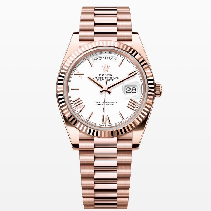 Rolex Day Date Rose Gold Swiss ETA Automatic Men’s Watch